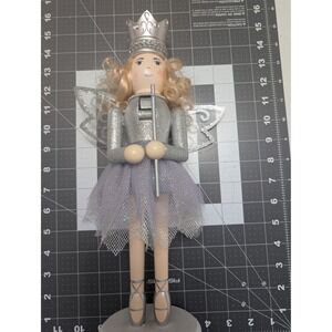 Hobby Lobby Purple Nutcracker Fairy Princess 2017 wings glitter blonde hair 15"